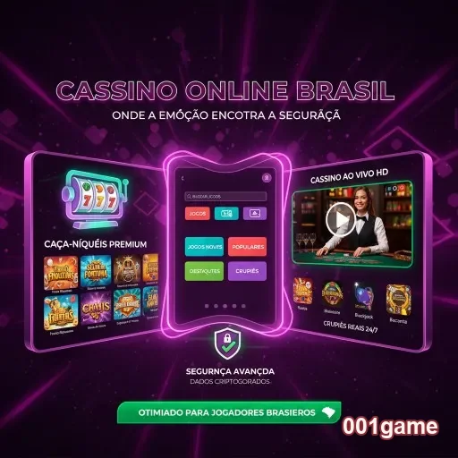 Ilustração de Melhores Slots Online Disponíveis no 001game
